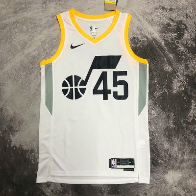 NBA 45 Mitchell Utah Jazz 22-23 Association Maillot blanc